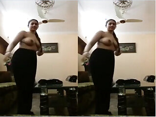 Sensual Punjabi Menina Espetáculos Tits