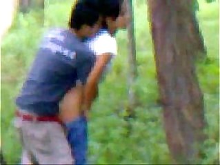 Desi girlfriend outdoor fucking her ass with boyfriend