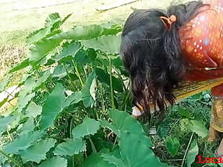 Bengali Village Boudi Outdoor with her Young Boy With Black Dick Official video By